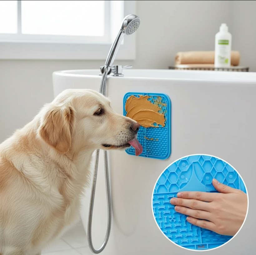 Tapis Lèche Silicone Chien