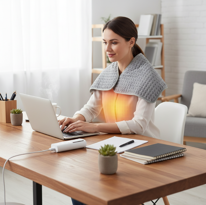 Coussin Chauffant Électrique 9 Niv.